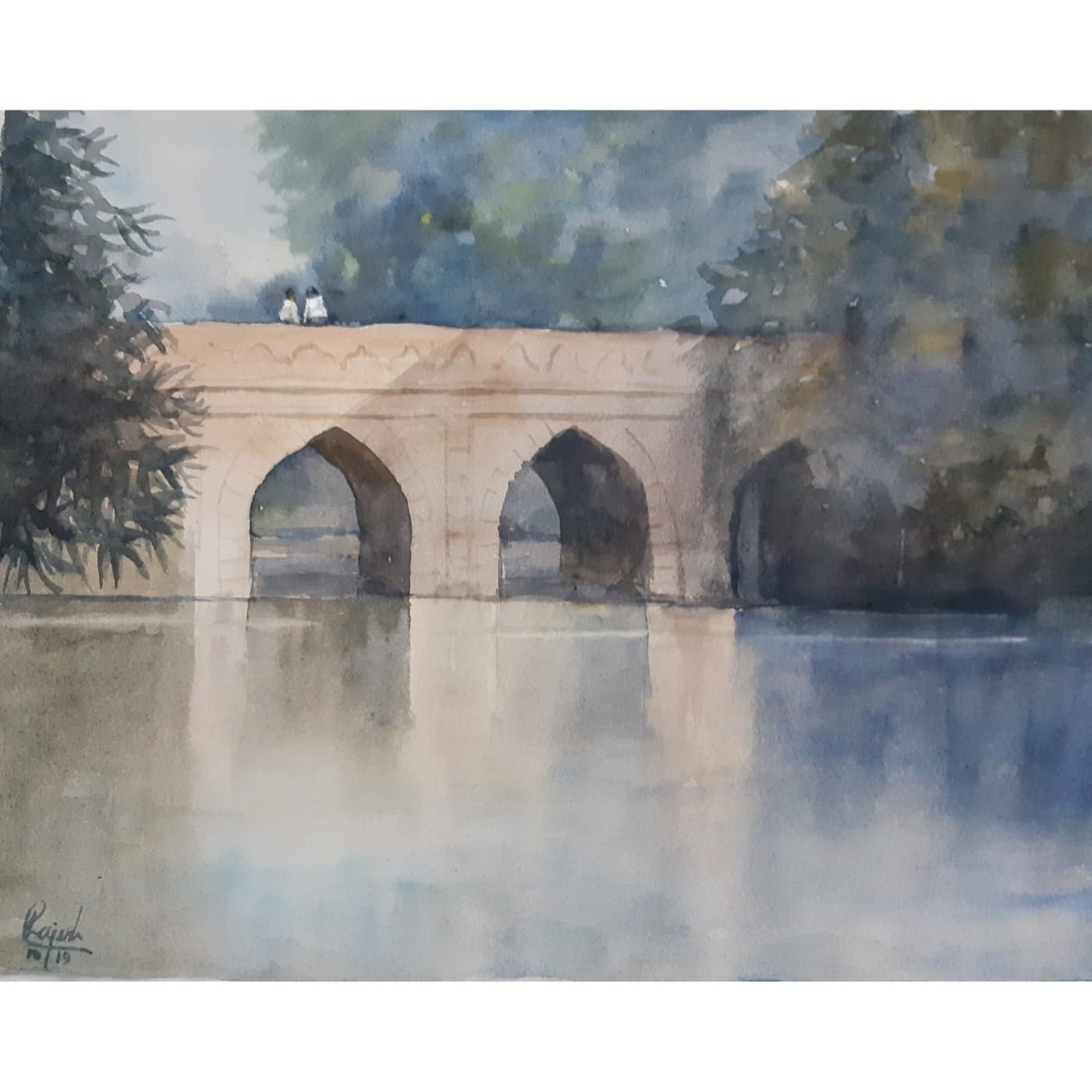 Waler colour Landscape A3 size