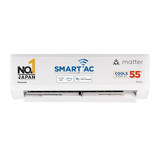 Panasonic 1.5 Ton 3 Star Premium Wi-Fi Inverter Smart Split AC