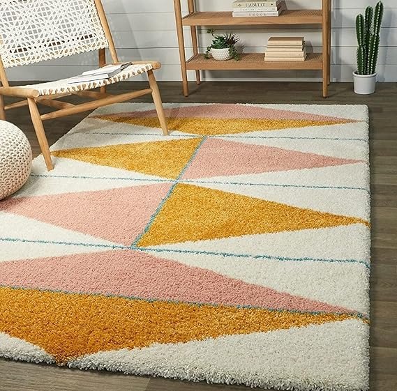 FRESH FROM LOOM Royal Heritage Edition Large 36 x 60 Inch Carpets for Home | Premium Shaggy Fur Rug Runner | Anti-Skid Bedroom Carpet |Premium Carpets for Living Area Office Sofa Room (3x5 feet)