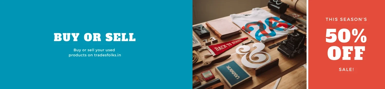 Buy & Sell Used Products in World Wide with Tradesfolks.in – Easy, Fast & Secure!