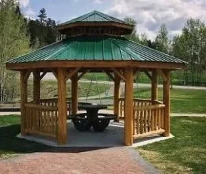 Pyramid Wooden Gazebo