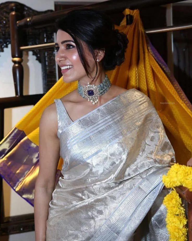 Saree Banarasi Kanchi Tissue Silk Soft Fabric Saree